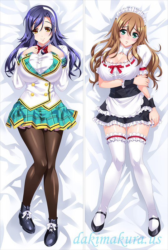 Kuro no Kyoushitsu - Kusunoki Kazuha - Nomiya Nanako Anime Dakimakura Pillow Cover